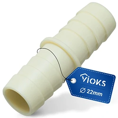 Imagen de Conector de manguera desagüe adaptador 22 mm diámetro para lavadora y lavavajillas