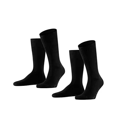 Imagen de Falke Swing 2PACK Business &amp; Casual Calcetines, Hombre, Talla: 39 42, Schwarz