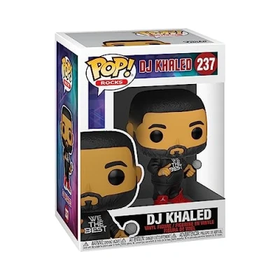 Imagen de Funko Pop! Rocks: DJ Khaled Figura de Vinilo Coleccionable Idea Regalo Mercancia Oficial Juguetes para Niños y Adultos Music Fans Muñeco Coleccionistas Exposición
