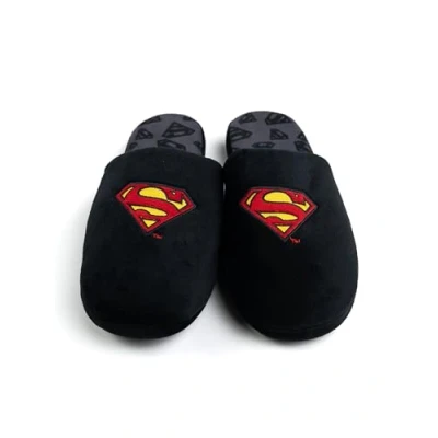 Imagen de DC Comics Superman Zapatillas unisex para hombre y mujer, color negro, Negro , 46/47 EU