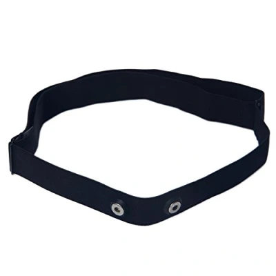 Imagen de Correa para el pecho Winwill ajustable monitor de frecuencia cardíaca Garmin, Wahoo, Polar, color negro