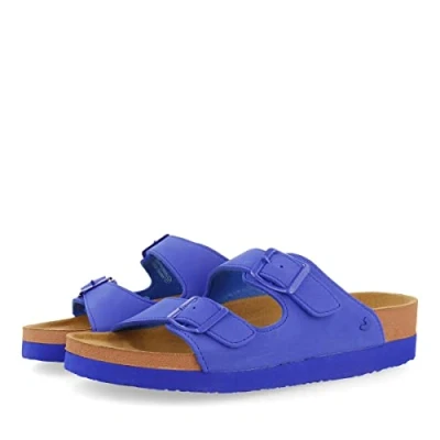 Imagen de Sandalia bio mujer azul ARACI