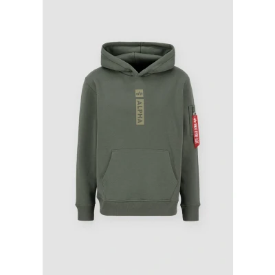 Imagen de Alpha Industries Jersey con capucha, Hombre, Talla: Medium, Dark olive