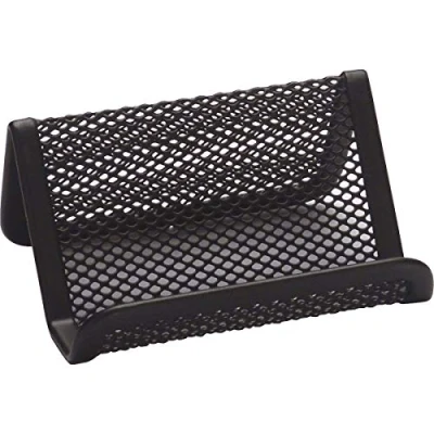 Imagen de Q Connect KF04728 Portatarjeta Metálico Negro 11X7,5X5 Cm