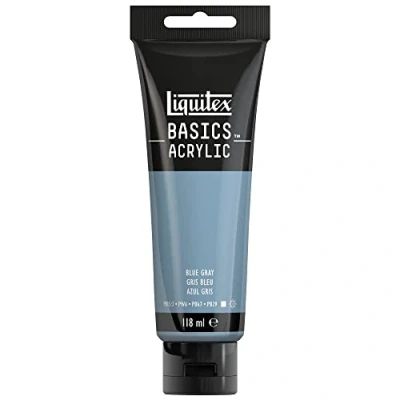 Imagen de Liquitex Basic Acrylic Tubo de Pintura Acrílica, 118 ML, Azul (Gris Nuevo)