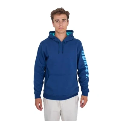 Imagen de Hurley Acadia Heat Fleece Po Suéter sin Botones, Vacío Azul, XL para Hombre