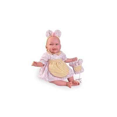 Imagen de Muñecas Antonio Juan Mi Primer Reborn Martina ratoncita con guardadientes