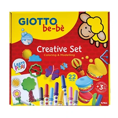 Imagen de GIOTTO Be Bè Creative Set, Coloring &amp; Modelling, 22 piezas