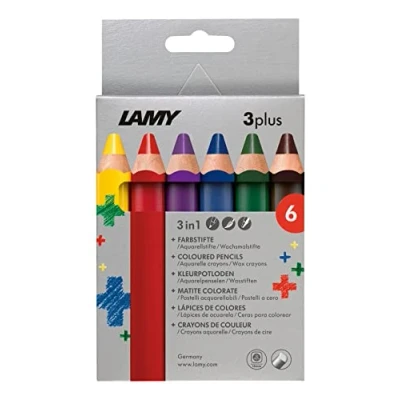 Imagen de Lamy 3plus Model 520 FH22002 Coloured Pencils Set of 6 in Folding Box