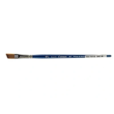 Imagen de Winsor &amp; Newton Artists Cotman Serie 667 Pincel para acuarela (acodado, cabeza plana) 1/4&quot;