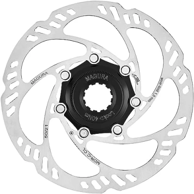 Imagen de Magura, Disco Mdr C 180Mm Centerlock per Ruote Quick Release, Compreso Anello Di Bloccaggio , Freno A Disco, Multicolor, 180 Mm, Unisex Adulto