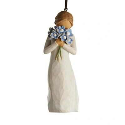 Imagen de Figura de niña con flores para colgar, Willow Tree, Home Deco, Enesco