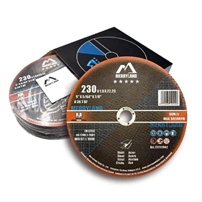 Imagen de Merryland Disco de Corte 230 Metal para Amoladora Angular, X 1,9 22,23 mm 25 Piezas, Acero Hierro, Experto Line E11111942