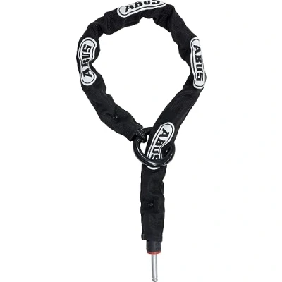 Imagen de ABUS Cadena de inserción para candado cuadro adaptadora 2.0 8KS seguridad secundaria bicicletas 8 mm grosor 85 cm longitud negra con bolsa 5950