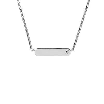 Imagen de Fossil Collar, Mujer, Talla: One Size, Silber