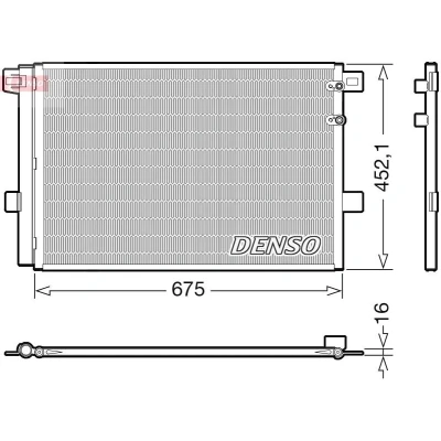 Imagen de DENSO DCN32065 Condensador con secador R 134 a VOLKSWAGEN: Amarok Pick up