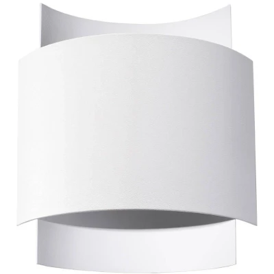 Imagen de SOLLUX lighting Aplique Acero Liso Diseño Elegante Minimalista Moderno para Dormitorio Salón Estilo Futurista Una Fuente de Luz GU9 A++ E 22/11/23 cm