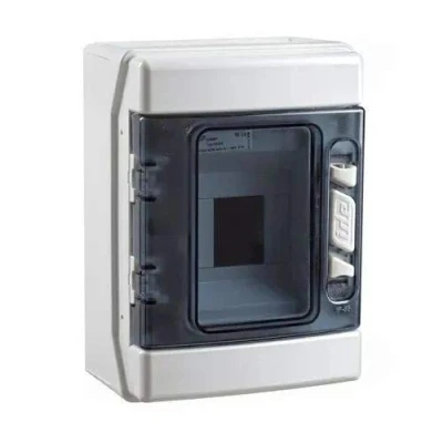 Imagen de IDE CDN4PT IP65 Cofret Estanco de Distribución Terminal, ABS, Precintable, Gris, 231mm x 166mm 113mm