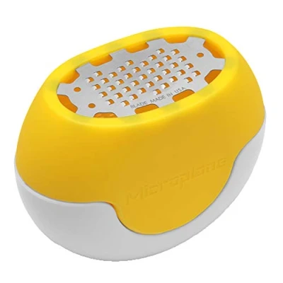 Imagen de Microplane Flexi Zesti Rallador para Cítricos, Acero Inoxidable, Amarillo, 7.62x3.81x5.72 cm