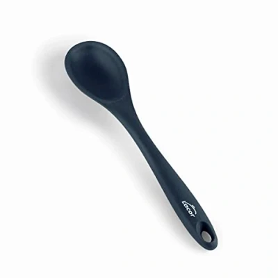 Imagen de Lacor 64469 Cuchara Cocina Grey, Silicona, Utensilios de Cocina, Mango Ergonómico, Antiadherente, Resistente a Altas Temperaturas, Apta para Lavavajillas, Longitud 29 cm