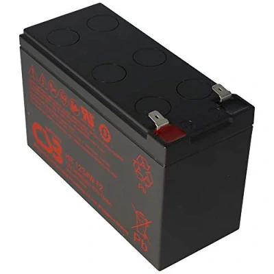 Imagen de CSB HR1234WF2 Batería de plomo AGM (12 V, 2,8 Ah, 34 Wh, 151 x 65 100 mm, Faston 6,3 resistente a altas corrientes)
