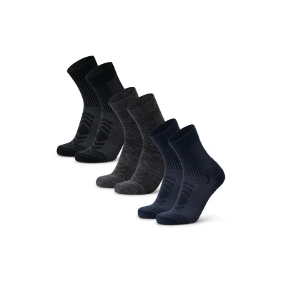 Imagen de Danish Endurance 3 PACK Calcetines de deporte, Talla: 39 42, Multicolor black grey navy