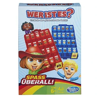 Imagen de Hasbro Guess Who Grab and Go Juego de Viaje, versión alemána (Hasbro B1204100)