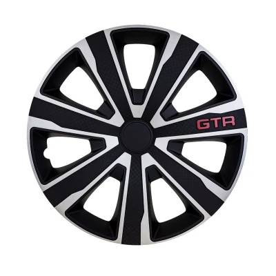 Imagen de J TEC GTR Carbon J16606 Tapacubos 16in negro/plata, carbón