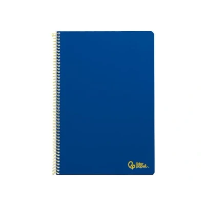 Imagen de Liderpapel Cuaderno espiral a4 smart tapa blanda 80h 75gr pauta 2,5mm con margen color azul oscuro