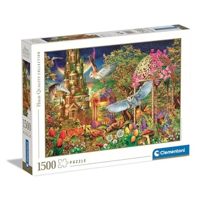 Imagen de Clementoni Collection Woodland Fantasy Garden Puzzle De 1500 Piezas Jardìn Rompecabezas Adultos, Entretenimento, 31707, Multicolor