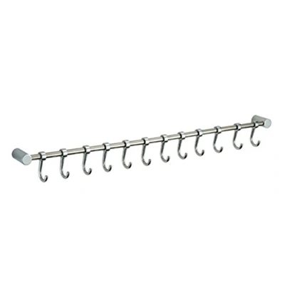 Imagen de 12 ganchos barra de Utensilios Cocina acero inoxidable,Colgador