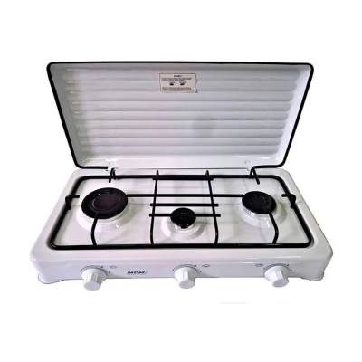 Imagen de Cocina De Gas Portátil Para Camping Smile Kn 03/1kb 3 Quemadores, Blanco