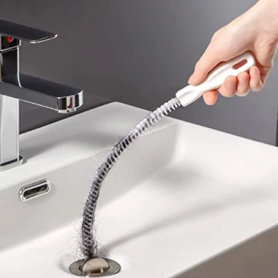Imagen de Cepillo de Limpieza para desagüe, tamaño Introducir en el Orificio Drenaje; 45 cm y Flexible, Ungfu Mall