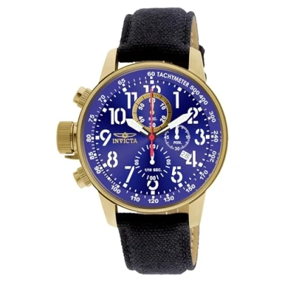 Imagen de Invicta I Force, Reloj de cuarzo para hombre acero inoxidable, 46 mm, Oro / Azul