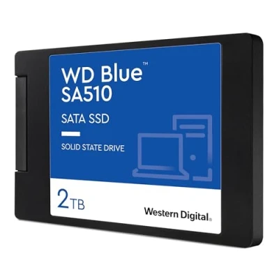 Imagen de WD Blue SA510, 2 TB, 2.5&quot; SATA SSD, con hasta 560 MB/s, Acronis True Image for Western Digital, migración de discos y clonación, copia seguridad recuperación flexibles, protección frente al ransomware