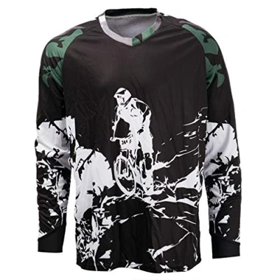 Imagen de Weimostar Ciclismo Jersey hombres bicicleta de montaña Motocross largo MTB camiseta desgaste