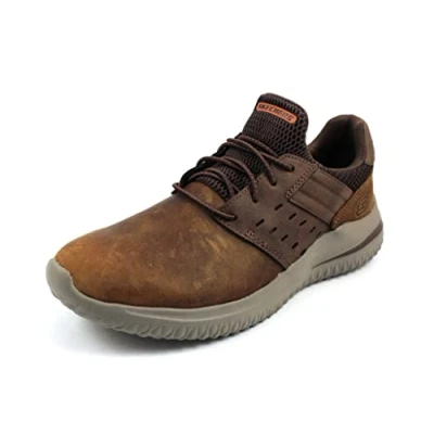Imagen de Skechers Delson 3.0 Zapatillas, Hombre, Talla: 39.5, Dark brown Zapatos