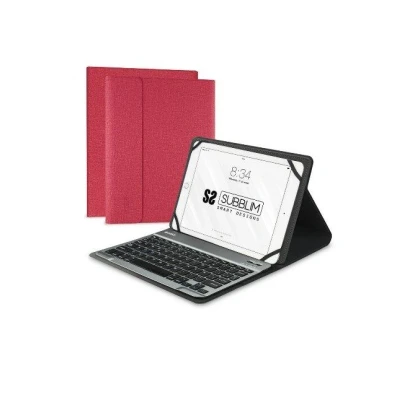 Imagen de Funda Con Teclado Subblim Keytab Pro Rojo Para Tablet 10,1&#039;&#039;
