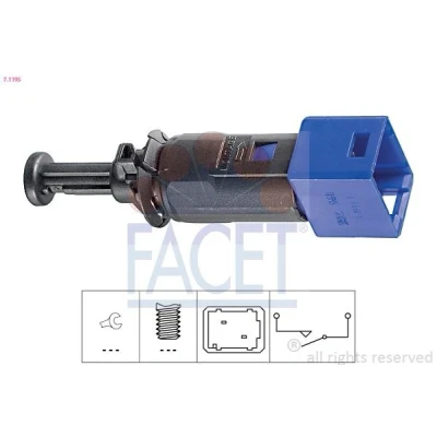 Imagen de FACET 7.1195 Interruptor luces freno mecánico Made in Italy OE Equivalent RENAULT: ESPACE 4, CLIO 3, SCENIC 2, MITSUBISHI: COLT 6