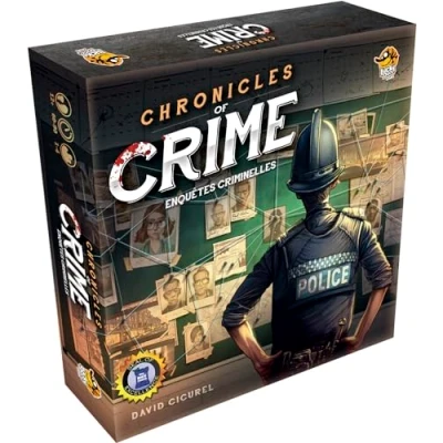 Imagen de Lucky Duck Games Chronicles of Crime Caja Base Versión Francesa Juego de Mesa a Partir 12 Años 1 4 Jugadores 60 90 Minutos Cooperativo