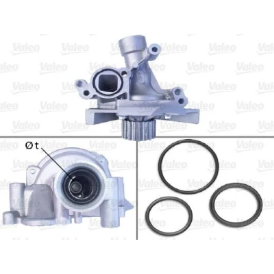 Imagen de VALEO 506918 Bomba de agua con juntas tapa PEUGEOT: 206 Hatchback, 407 Berlina, 406 CITROËN: Xsara Picasso, C4 I Hatchback