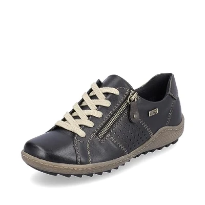 Imagen de Remonte Zapatillas deportivas para mujer R1437, con cordones, plantilla suelta, TEX, Negro 01., 41 EU