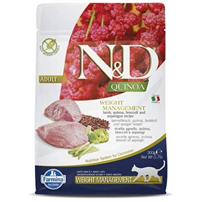 Imagen de FARMINA ND Cat Quinoa Weight Management Cordero 300GR