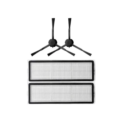 Imagen de Nilnyvda Accesorios compatibles con Xiaomi Mijia 1T STYTJ02ZHM MI Robot Vacuum Mop 2 Pro Plus Piezas de Limpiador Filtro Hepa Cepillo Lateral Principal fregona(Set 1)