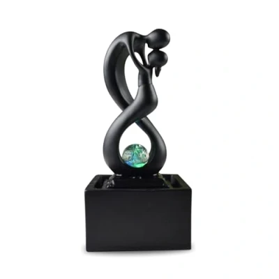Imagen de Zen&#039;Light SCFR19 C8 Fuente de Interior (polirresina, 14 x 31 cm), Color Negro