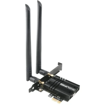 Imagen de Tarjeta WiFi 6E 5400Mbps, Intel AX210 Bluetooth5.3, Tri Bands(6G/5G/2.4G) 6 PCIe para PC Win 11/10(64Bit)