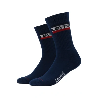 Imagen de Levi&#039;s Regular CUT LOGO 2 PACK Calcetines, Talla: 39 42, Dress blues