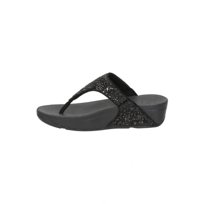 Imagen de Fitflop LULU TOE POST Glitter Sandalias de dedo, Mujer, Talla: 36, Zwart Zapatos