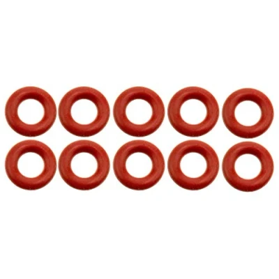 Imagen de 10 juntas tóricas de silicona 6 x 3 mm, color rojo, interior exterior 12 uso universal (depósito agua)