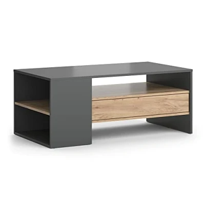 Imagen de Vicco Mesa de Centro Fabien, Roble Dorado/Antracita, 110 x 45 cm
